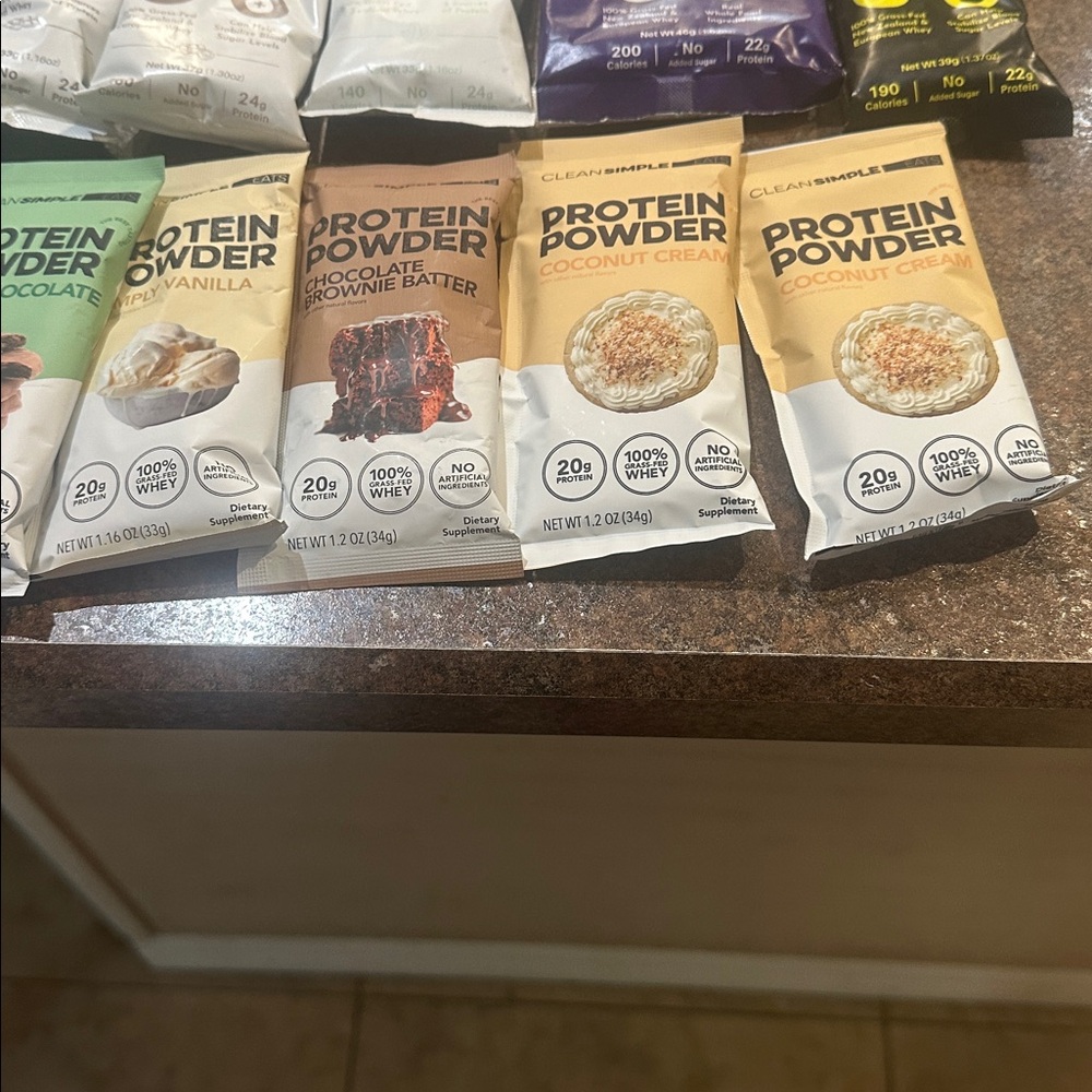 Clean simple and just ingredients Protein Powder Variety bars barebells lot 18 - Picture 3 of 5